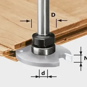 Fresa T Angolare Mandrino di fresatura Festool S8 1.5-5 KL16 499803
