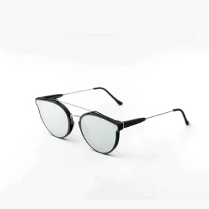 Occhiali da sole Gafas de Sol Super RetroSuperFuture Giaguaro plata y negro per uomo
