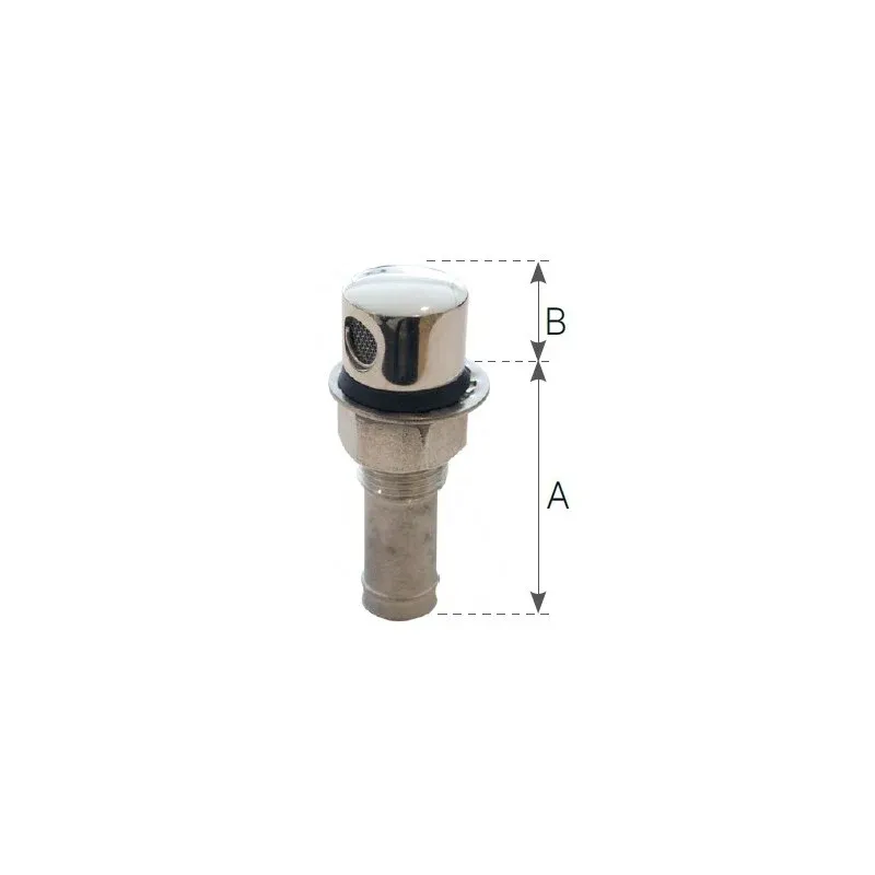 SFIATO ACCIAIO INOX 316 PORTAGOMMA Ø MM.16