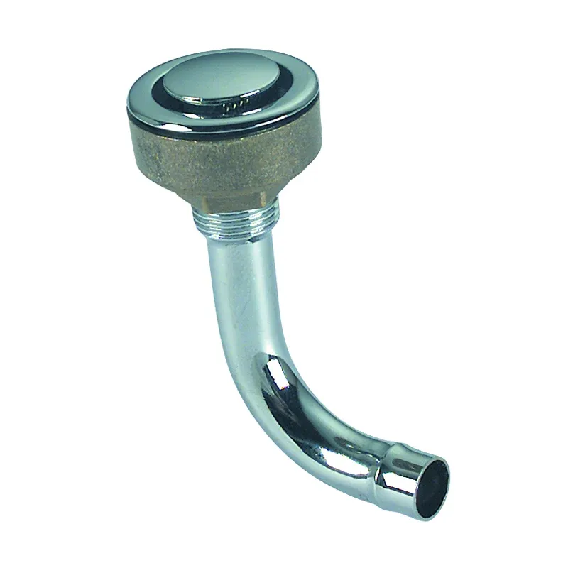 SFIATO CURVO AD INCASSO OTTONE
