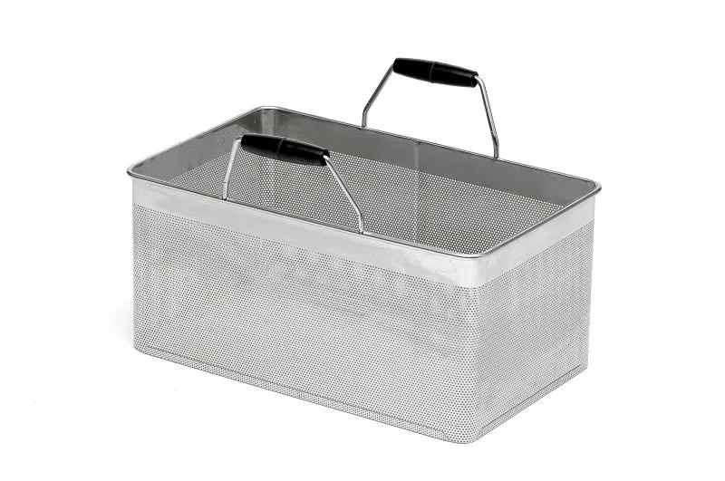 Maschio per Alluminio Cestello per pasta forato GN 1/1 con 2 manici 209626