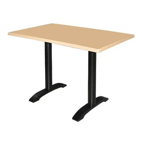 Maschio per Filettatura Macchina Bolero doppia gamba da tavolo ghisa alta 72 cm PU: 2 pezzi DN642