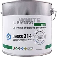 BIANCO 314 - SMALTO ALL'ACQUA UNIVERSALE ECOLOGICO SATINATO - 2,25 LT