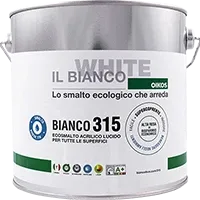 BIANCO 315 - SMALTO ALL'ACQUA UNIVERSALE ECOLOGICO LUCIDO - 0,75 LT