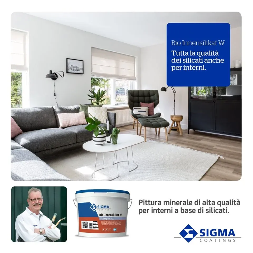 BIO INNENSILIKAT W PITTURA BASE DI SILICATI DI POTASSIO - 12,5 LT