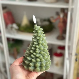 Candela albero led stile Grinch