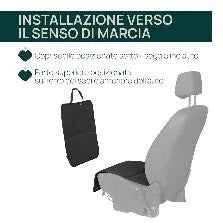 Coprisedile Modulare Nero per Interni Auto - Comfort e Stile