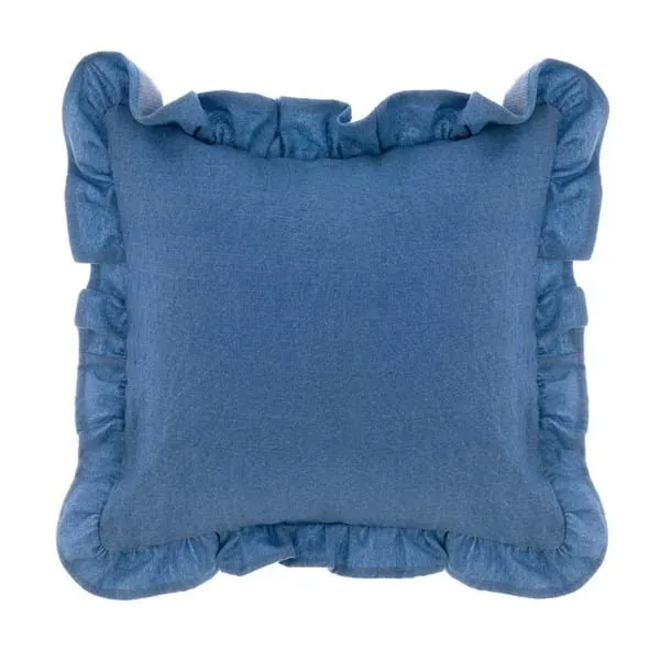 Cuscino Arredo Denim con Gala 45x45 cm cm Blanc Mariclò Stile Mare Vista Mare
