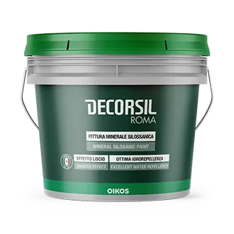 DECORSIL ROMA – PITTURA SILOSSANICA ALTA QUALITA' - 14 LT