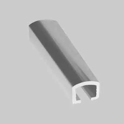 LISTELLO PER RIVESTIMENTI 'ARROTONDATO' H mm 10x6 - Lucido - mt 2,50. Prezzo per Metro lineare.