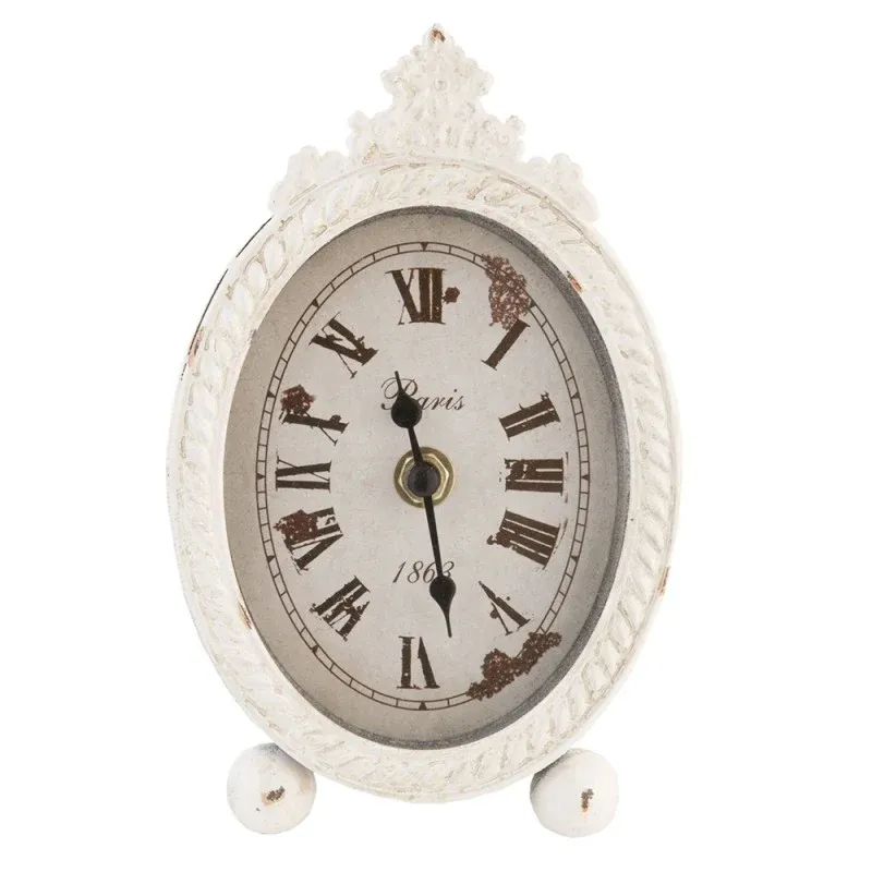Orologio da Tavolo ovale Stile Shabby Chic – Clayre & Eef