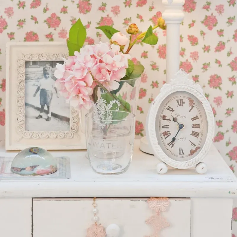 Orologio da Tavolo ovale Stile Shabby Chic – Clayre & Eef