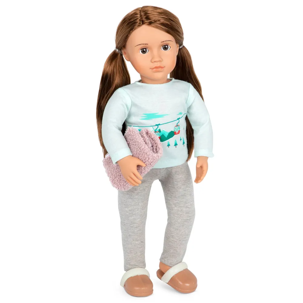 Our Generation Bambola Sandy per bambini stile invernale 46 cm