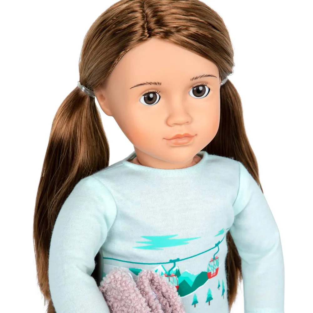 Our Generation Bambola Sandy per bambini stile invernale 46 cm