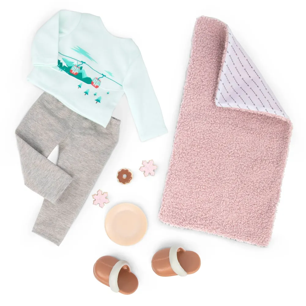 Our Generation Bambola Sandy per bambini stile invernale 46 cm