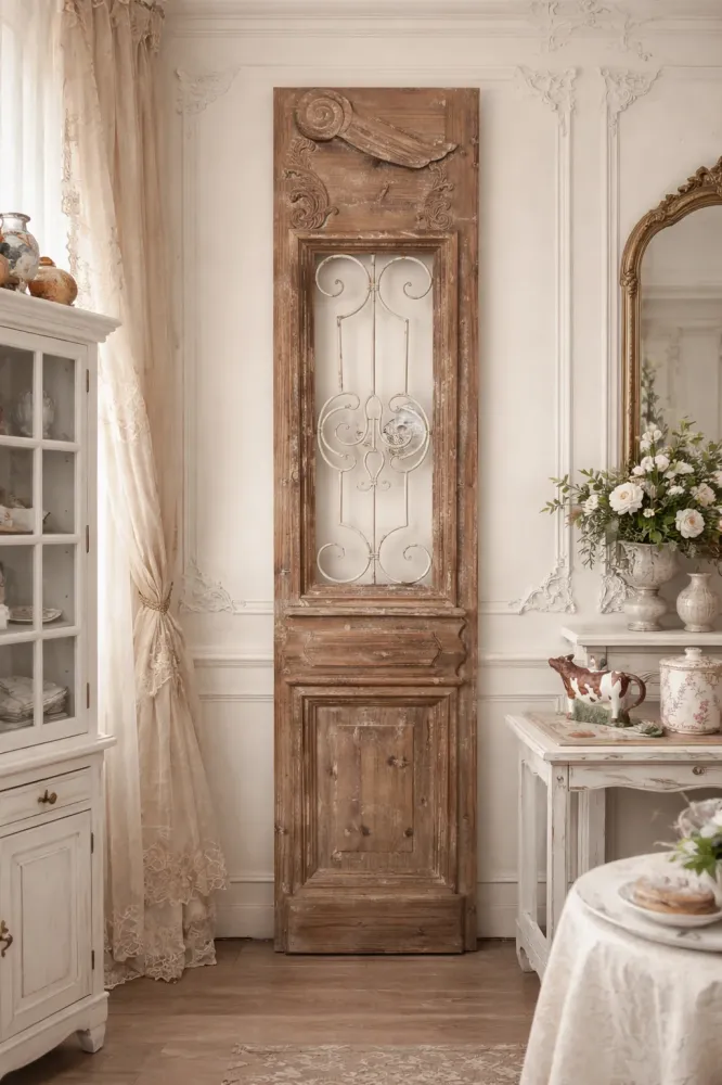 Pannello decorativo legno massello – stile francese Blanc Maricló