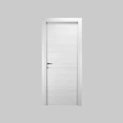 PORTA BATTENTE REVERSIBILE BIANCA EFFETTO VENATO mm 800x2100h. Prezzo per Pezzo.