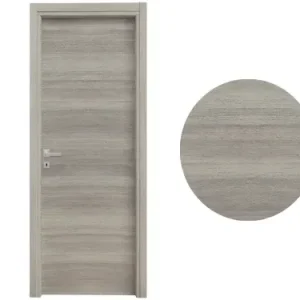Porte battente rovere grigio. 2100 x 900 mm Prezzo per Pezzo.