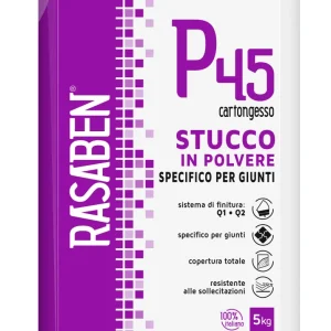 Rasaben STUCCO POLVERE PER CARTONGESSO P45 RAPIDO kg.5