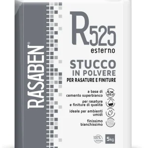 Rasaben STUCCO POLVERE PER ESTERNI R525 kg. 5