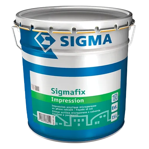 SIGMAFIX IMPRESSION Fissativo pigmentato acrilico solvente - 15 LT