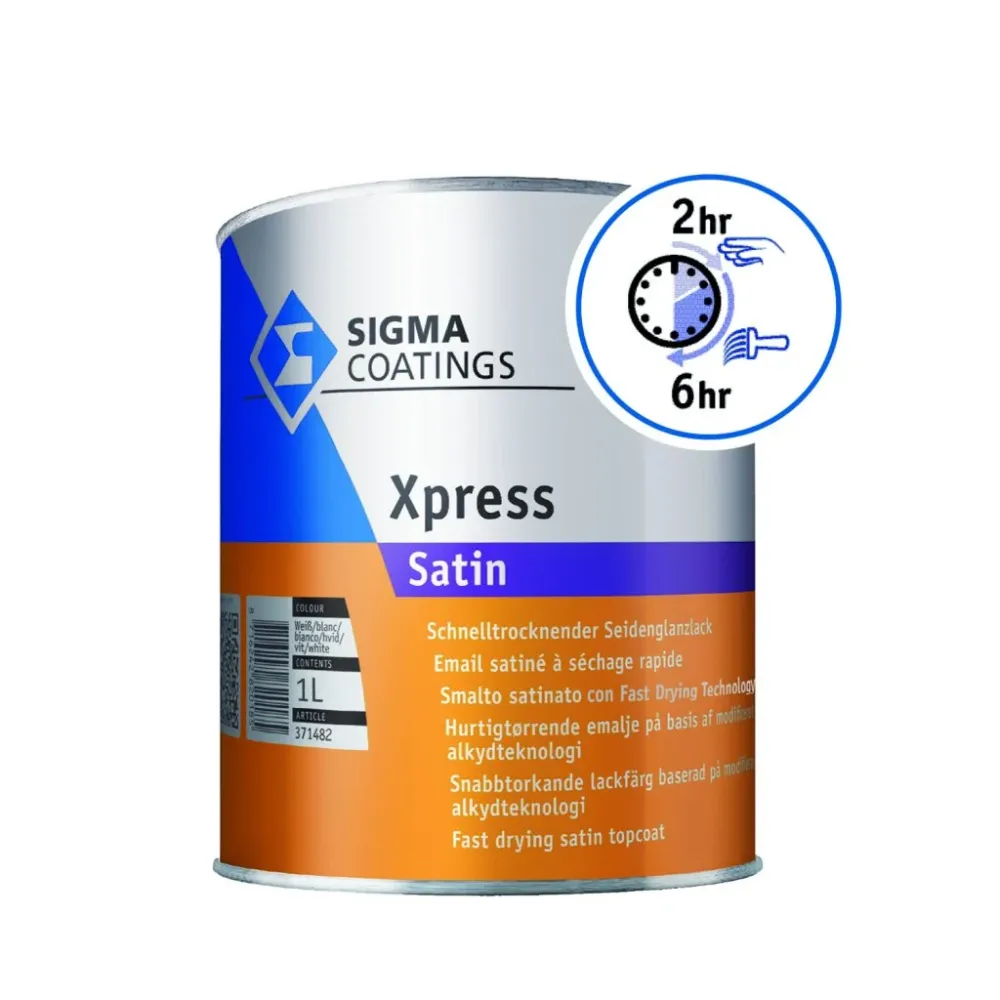 SMALTO RAPIDA ESSICAZIONE XPRESS Satin - 2,5 LT colorato ral ncs ppg