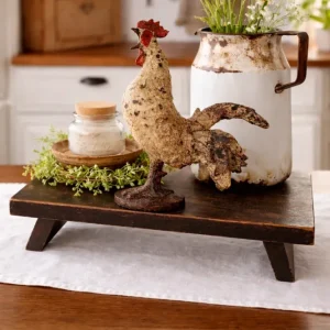 Statuetta Decorativa Gallo Stile Antique Rustico 26×13×33 cm –Clayre & eef