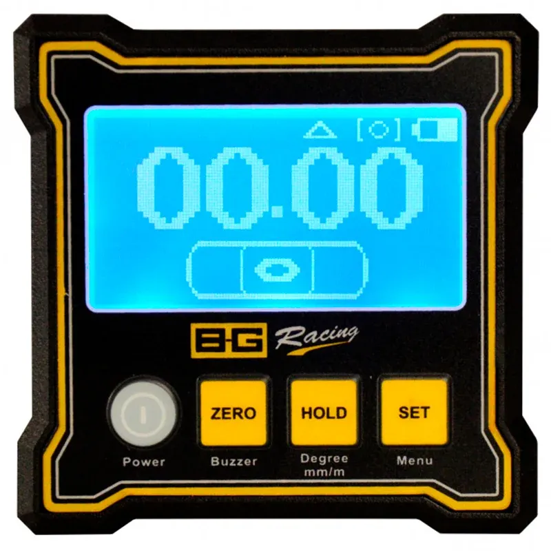 BG Racing - Misuratore digitale camber e caster