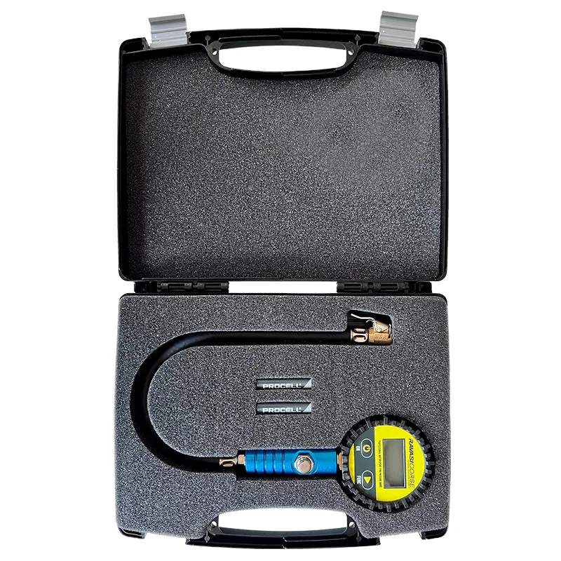 Ravasicorse - Manometro professionale digitale con attacco con tubo e clip Ø63 mm 0-4 bar