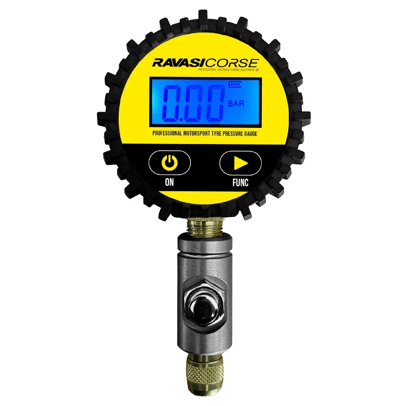Ravasicorse - Manometro professionale digitale con attacco diretto Ø63 mm 0-4 bar