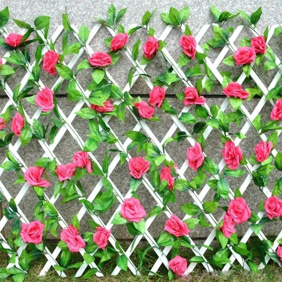 Metro Nastro Autobloccante Traliccio estensibile parete PVC da giardino 1 mt