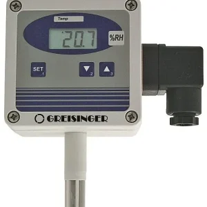 Misuratore di Luminosità Trasmettitore di umidità Greisinger GRHU-1R-MP tubo sensore laterale per montaggio parete 602938