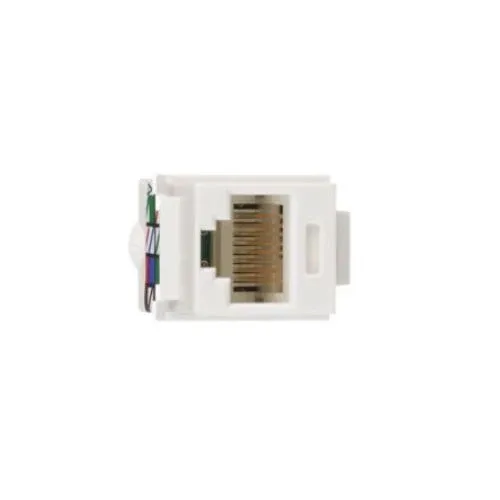 Termostato Programmabile Unshielded UTP RJ45 Category 6 Keystone Jack Module Off White NK6TMIW