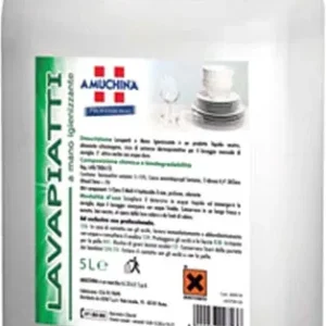 1 X AMUCHINA DETERGENTE PIATTI 5 lt