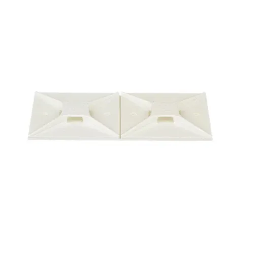 Nastro per Imballo 2x2 4 Way Cable Tie Mount Nylon 6.6 Pmma Adhesive Tape ABM4H-AT-L (Pack 50)