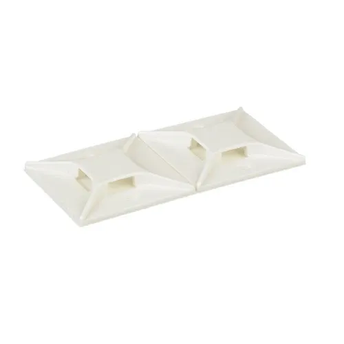 Nastro per Imballo 2x2 4 Way Cable Tie Mount Nylon 6.6 Pmma Adhesive Tape ABM4H-AT-L (Pack 50)