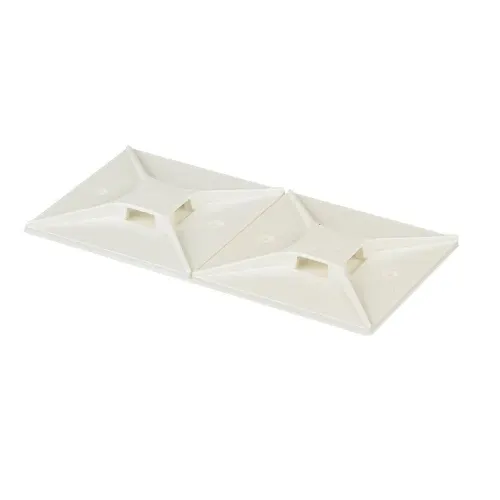 Nastro per Imballo 2x2 4 Way Cable Tie Mount Nylon 6.6 Pmma Adhesive Tape ABM4H-AT-L (Pack 50)