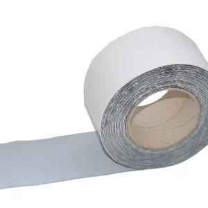 Vebatec Blitz Nastro di riparazione butilico alluminio colore: bianco 75 mm x 10 m 202 - Rotolo Professionale