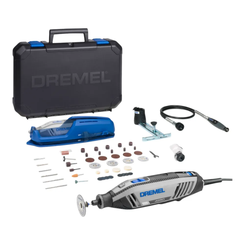 Utensile multifunzione Dremel 4250-3/45 175 Watt ( F0134250JF ) + set di accessori da 45 pezzi + valigetta