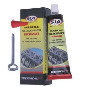 Mastice silicone rosso SIA per guarnizioni carter motori