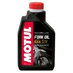 105924 1 litro olio motul fork oil factory line light 5w forcella