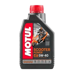 105958 1 litro olio motul scooter power 4t 5w40 ma 100% sintetico per motori 4t