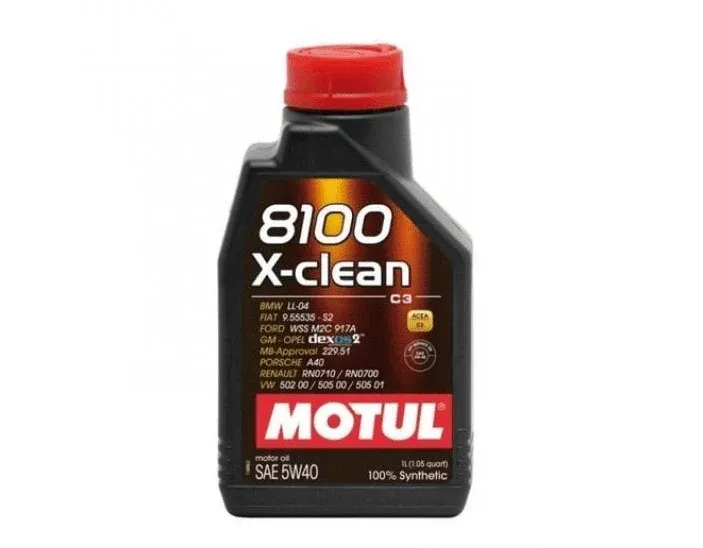 109761 1 litro olio motul 8100 x-clean 5w40 gen2 100% sintetico per motori 4t