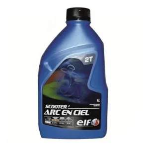 219035 1 litro olio elf scooter miscela 2t arc en ciel