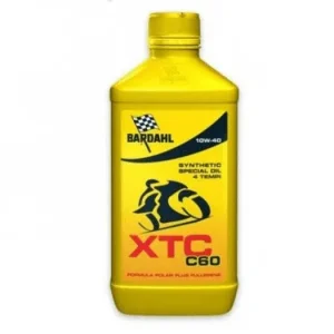 334141 1 litro olio bardahl xtc c60 5w40 lubrificante per moto 4t 1lt