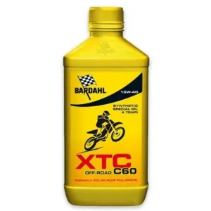 351041 olio bardahl xtc c60 off road 10w40 lubrificante per moto 4t 1lt