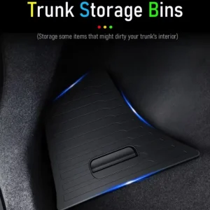 Tesla Model 3+ Highland Punti di stoccaggio posteriore con coperture di plastica