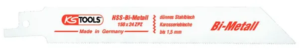 Lama per sega alternativa KS Tools 150 mm 1 mm confezione da 5 129.4405