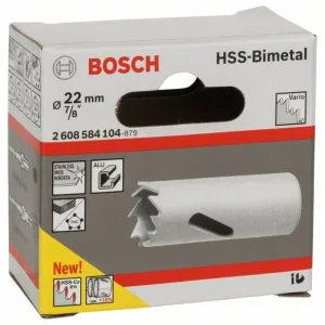 2608584104 - Sega tazza bimetallica HSS per adattatore tipico 22 mm, 7/8
