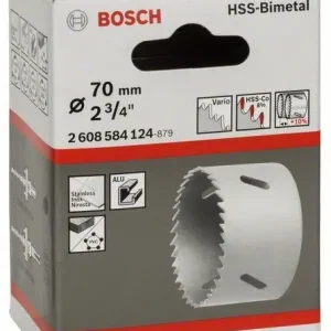 2608584124 - Sega tazza bimetallica HSS per adattatore regolare 70 mm, 2 3/4